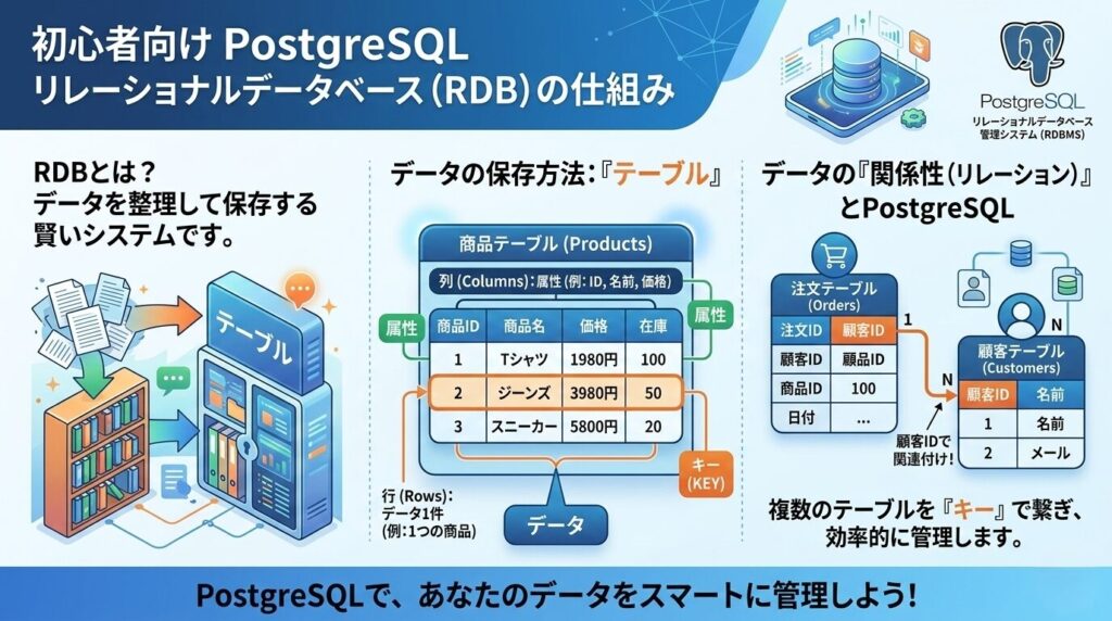 PostgreSQLが最強のデータベースである理由 | 特徴・優位性を徹底解説！