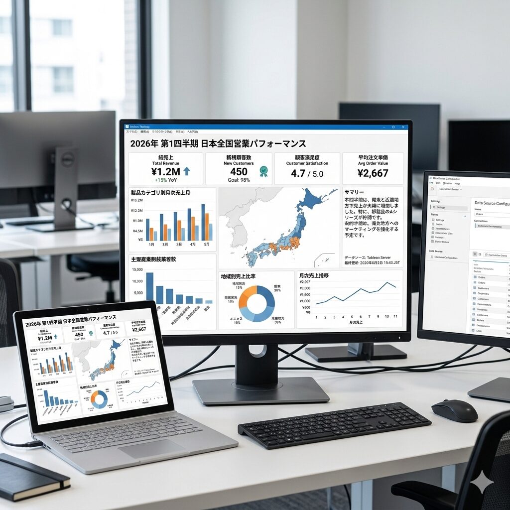 【徹底比較】3大BIツール深掘り解説！ データ分析の未来を拓くTableauが選ばれる理由とInsightFlowへの道