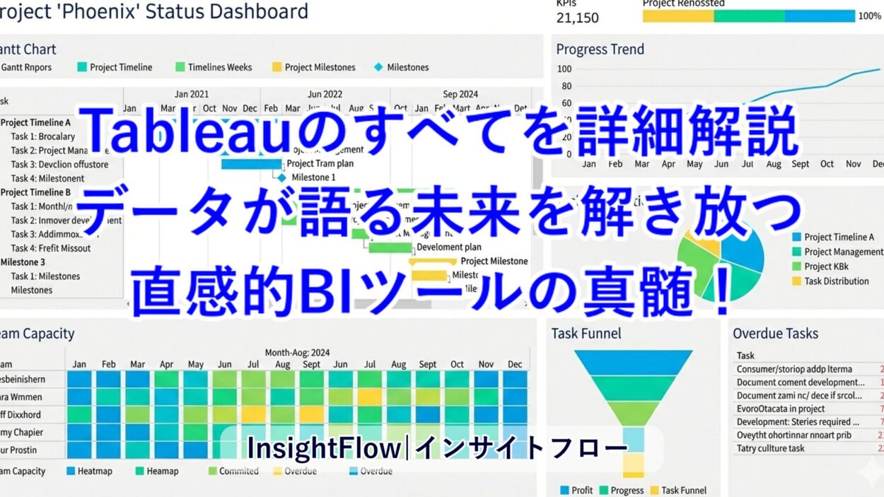 Tableauのすべてを詳細解説：データが語る未来を解き放つ、直感的BIツールの真髄！