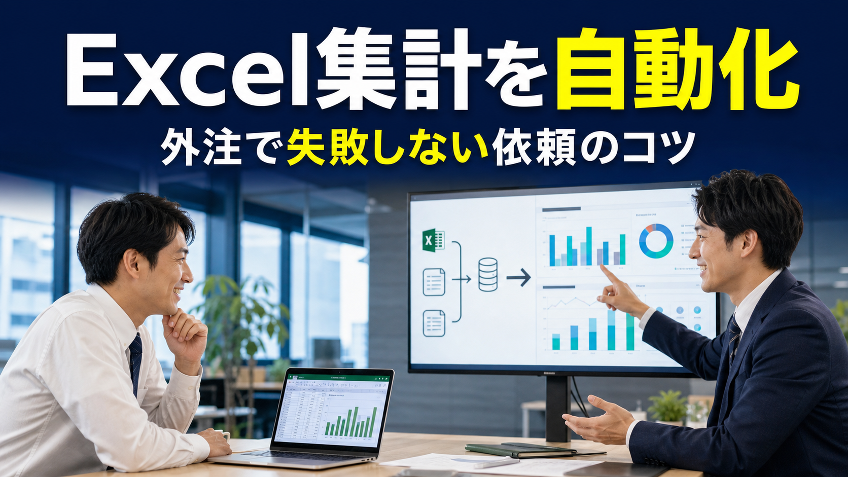 Excel集計の自動化を提案する日本人コンサルタント